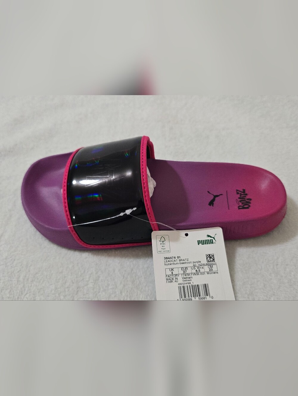 PUMA Bratz x Leadcat Slide 'Byzantium' - Women's Purple/Black